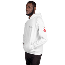 Load image into Gallery viewer, White Be a Shark Unisex Hoodie