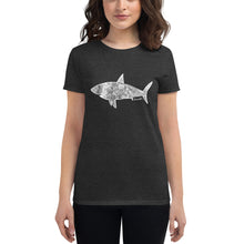 Load image into Gallery viewer, Women's Shark Art T-shirt