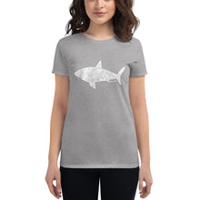 Load image into Gallery viewer, Women's Shark Art T-shirt