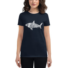 Load image into Gallery viewer, Women's Shark Art T-shirt