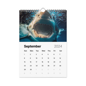 Euanart - Great White Shark Wall calendar (2024)