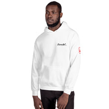 Load image into Gallery viewer, White Be a Shark Unisex Hoodie