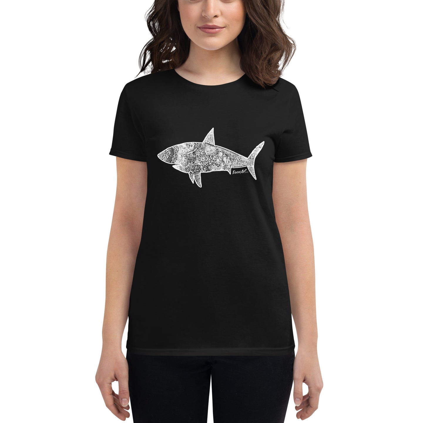 Women's Shark Art T-shirt